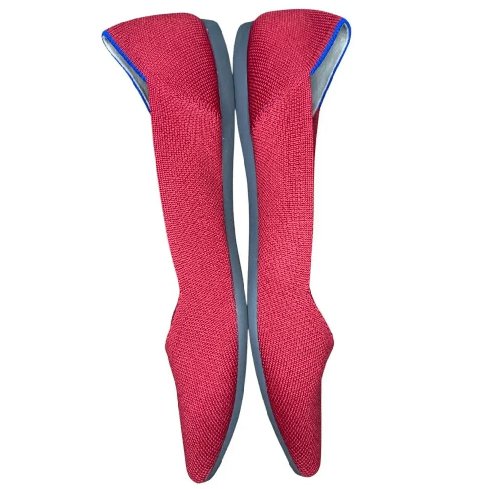 Rothy's The Point Flat in Chili Red Size: W11 - Picture 3 of 7